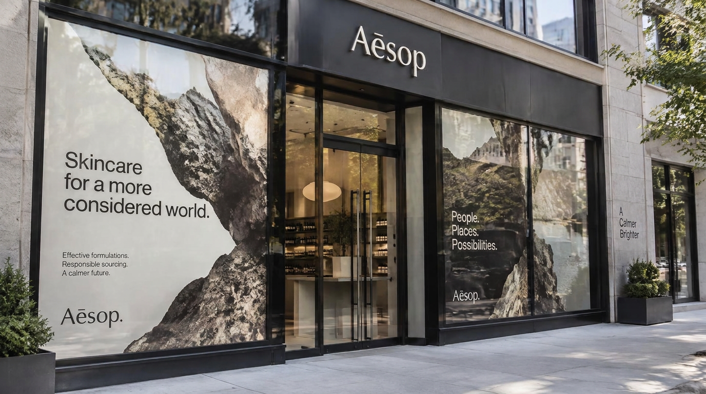 Toronto storefront with large windows wrapped in custom printed vinyl